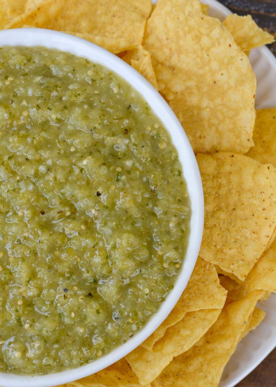 Roasted Tomatillo Salsa Recipe - Maebells