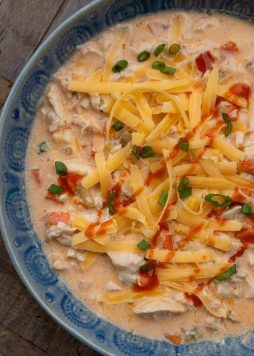 Creamy Buffalo Chicken Soup - Maebells